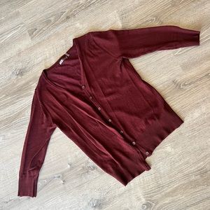 Maroon Cardigan